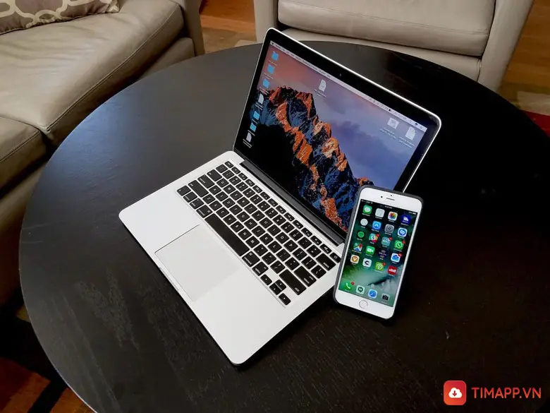 cách kết nối iPhone với MacBook nhanh chóng