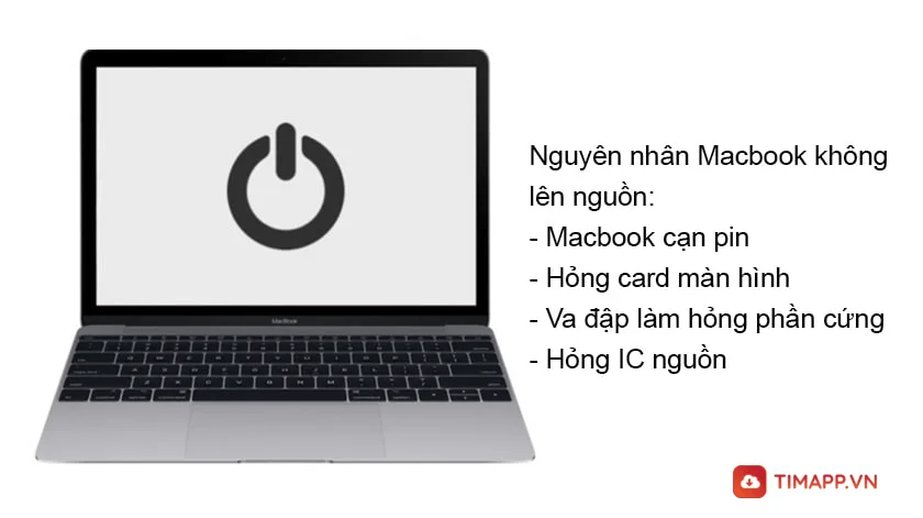 MacBook không lên nguồn
