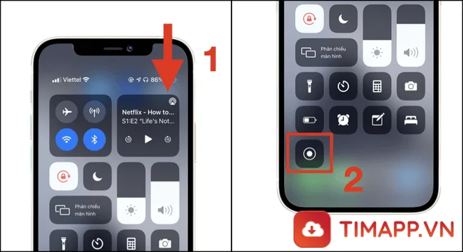 Quay màn hình điện thoại iPhone có Face id