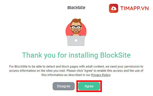 Sử dụng block site để chặn trang web