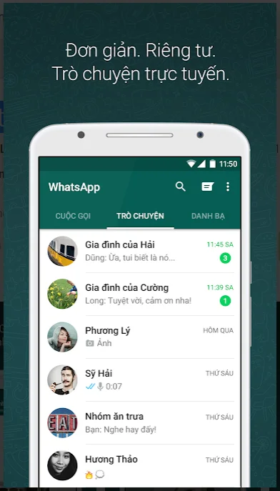 Ứng dụng WhatsApp Messenger