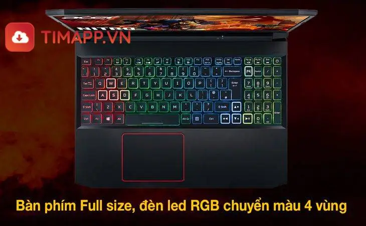 Đèn đổi màu RGB và cách bật đèn bàn phím laptop