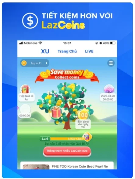 Ứng dụng Lazada cho Android flash sale
