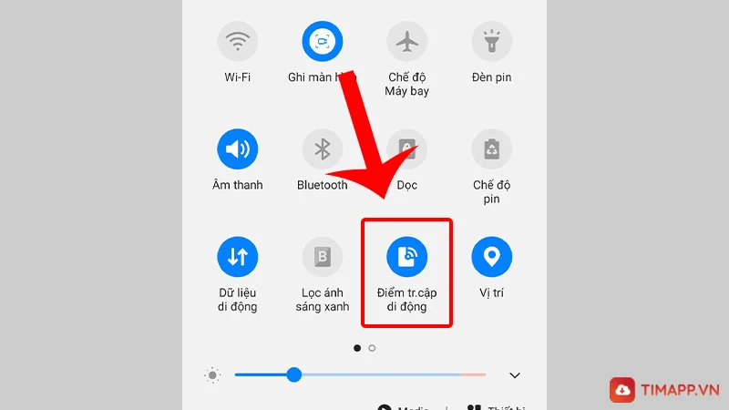 Cách chia sẻ wifi trên điện thoại Samsung dễ dàng bước 3
