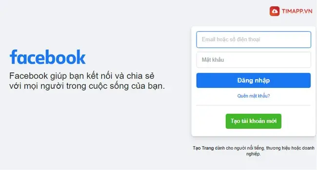 Cách tạo tài khoản Facebook bằng máy tính