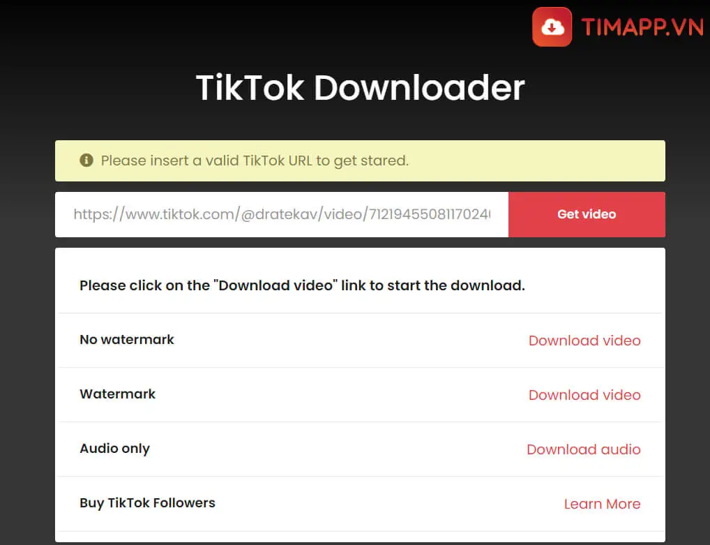 Chuyển nhạc TikTok sang Mp3 không cần phần mềm