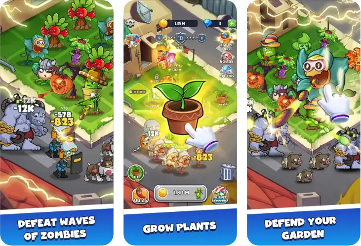 Merge Plants – Hoa quả nổi giận