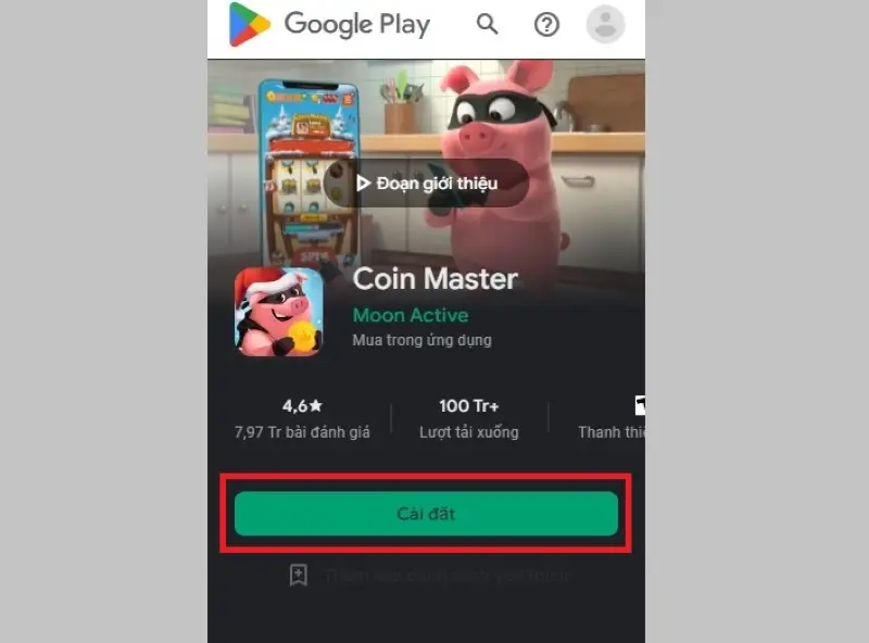 Cách cài đặt Coin Master trên Android