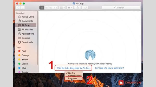 Airdrop - chia sẻ dữ liệu nhanh chóng trên IOS