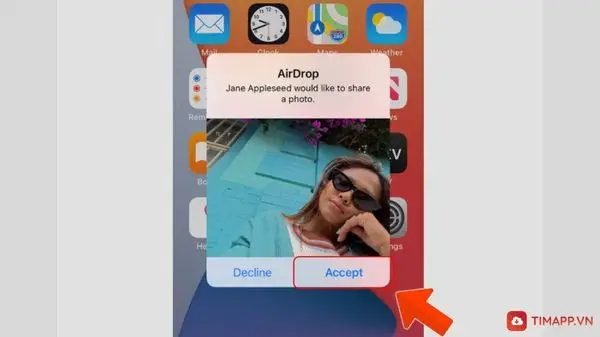 Airdrop - cách chia sẻ hình ảnh trên Iphone