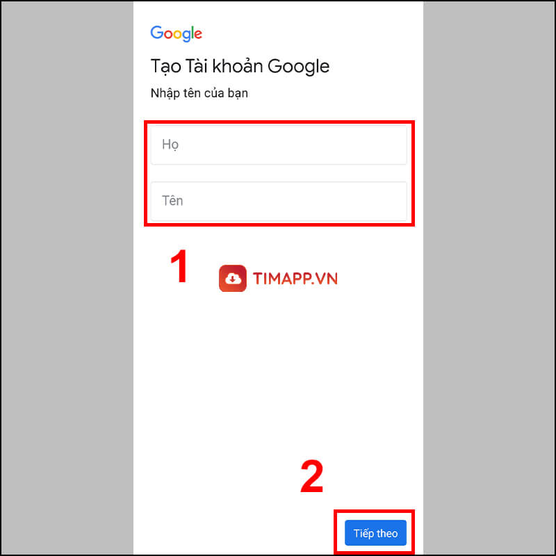 Cách tạo tài khoản gmail bằng điện thoại Android siêu nhanh