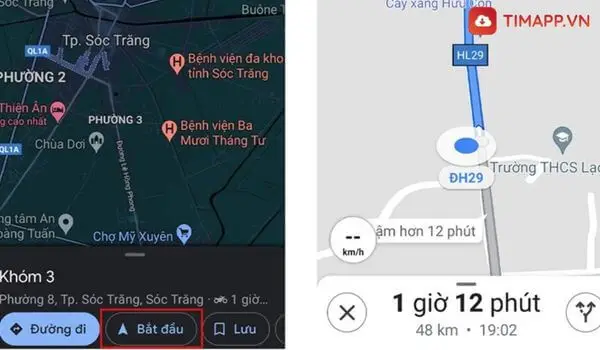 Cách tìm cây xăng gần nhất trên điện thoại bằng Google Maps