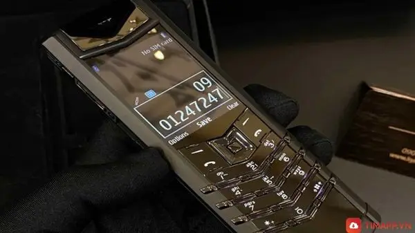  Vertu Signature V Pure Black Full Gold - điện thoại Vertu đắt nhất thế giới 