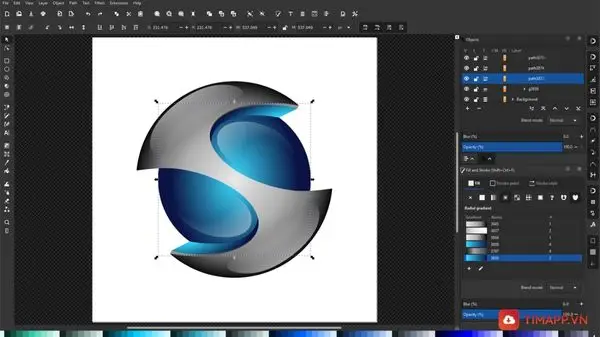  thiết kế logo bằng Inkscape