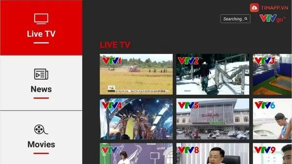 VTV go - top ứng dụng xem tivi  
