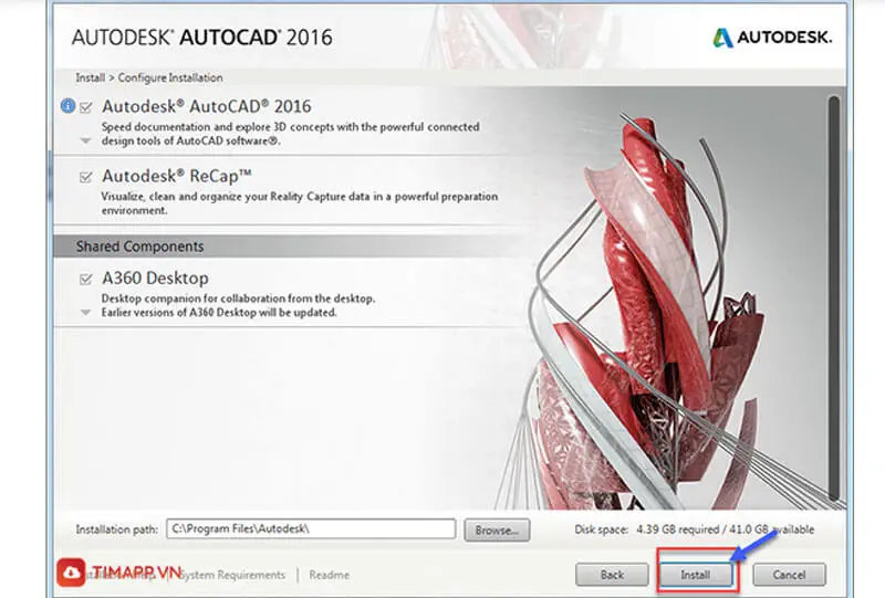 Cách tải và cài đặt ứng dụng Autocad