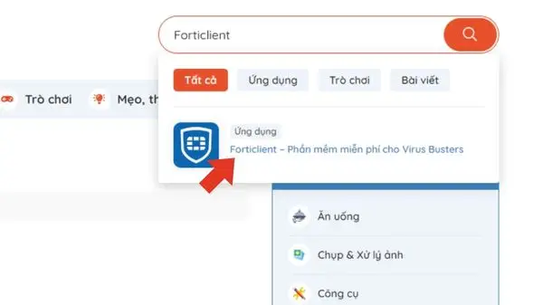 Forticlient - tải về PC