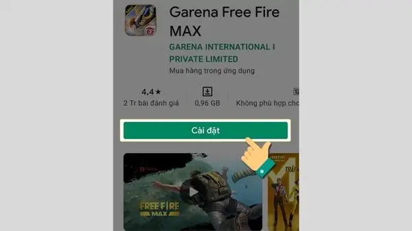 cách tải Garena Free Fire MAX về điện thoại android