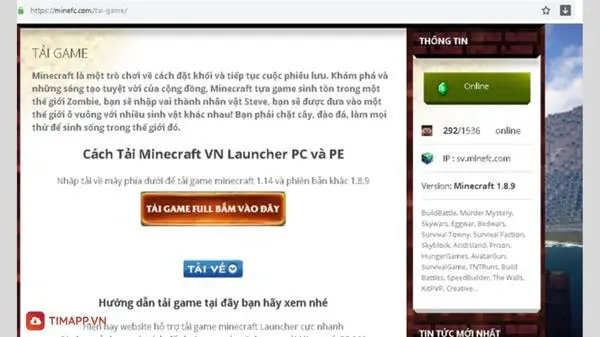 Hướng dẫn cách tải Minecraft trên máy tính miễn phí chỉ với 60 giây