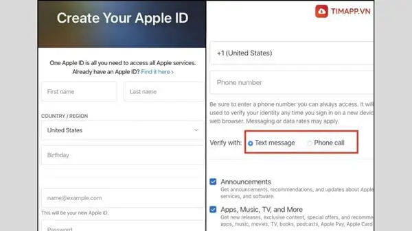  cách tạo ID Apple trên website Apple
