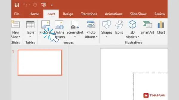 chèn hình nền Powerpoint