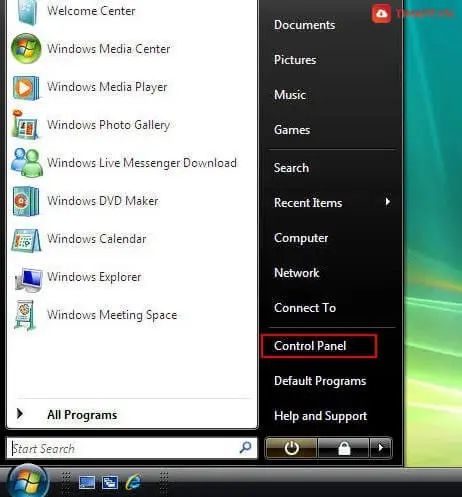 Hướng dẫn xóa/gỡ phần mềm trên máy tính chạy Windows Vista