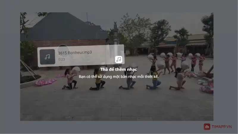 Cách ghép nhạc vào video bằng Canva