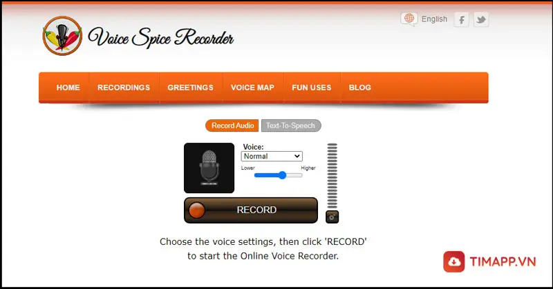Cách thay đổi giọng nói miễn phí với VoiceSpice