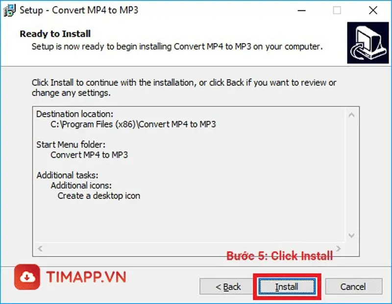 Cách cài đặt phần mềm convert Mp4 to MP3