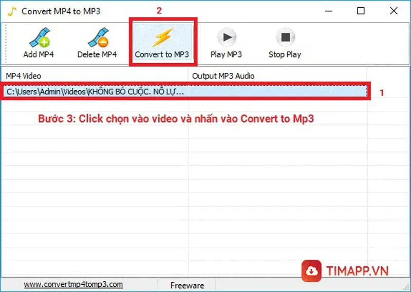 sử dụng phần mềm convert Mp4 to MP3 siêu đơn giản