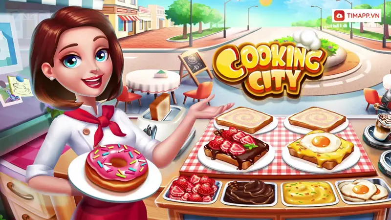 Cooking City Restaurant Games - Game offline hay