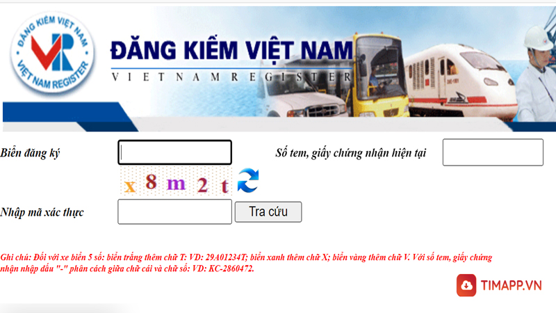 Tra cứu phạt nguội ô tô qua trang web của Cục Đăng kiểm Việt Nam