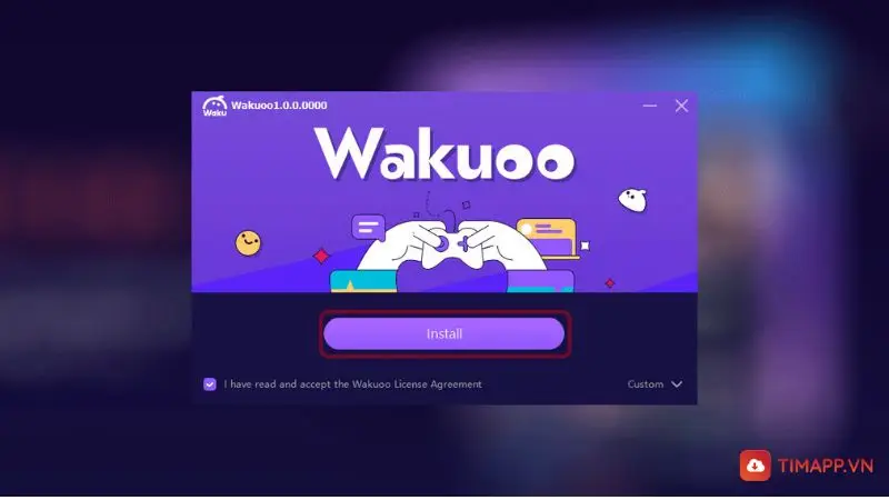 cài đặt Wakuoo trên máy tính siêu đơn giản 