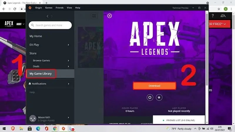 Hướng dẫn cách cài đặt Apex Legends trên PC