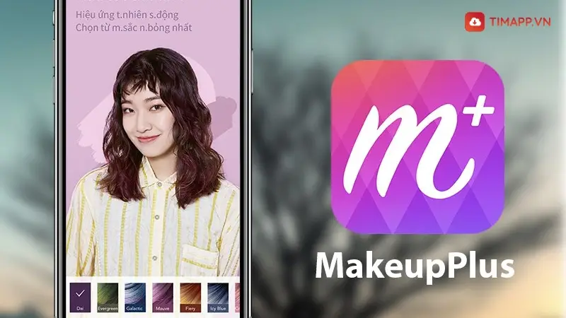 app chỉnh ảnh trung quốc Makeup Plus 