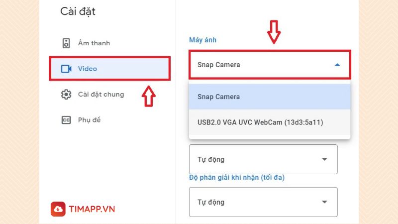 chi tiết cách dùng filter trên google meet trên máy tính với Snap Camera