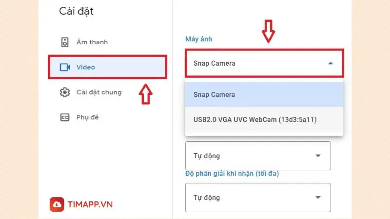 chi tiết cách dùng filter trên google meet trên máy tính với Snap Camera
