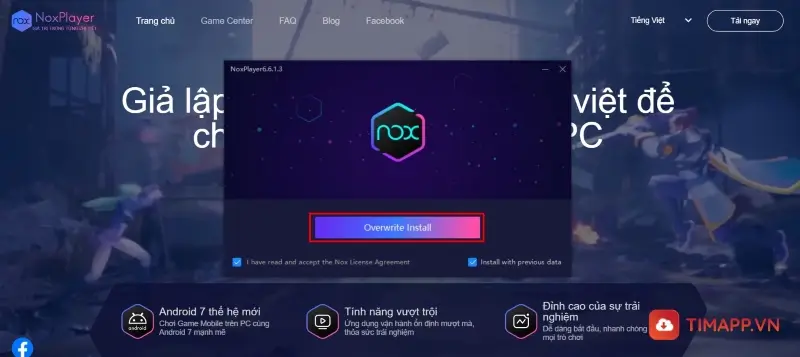 Phần mềm NoxPlayer
