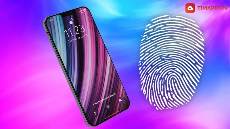 iPhone 15 Hỗ trợ cảm biến Touch ID dưới màn hình