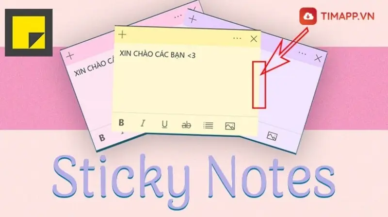Giới thiệu phần mềm Sticky Note