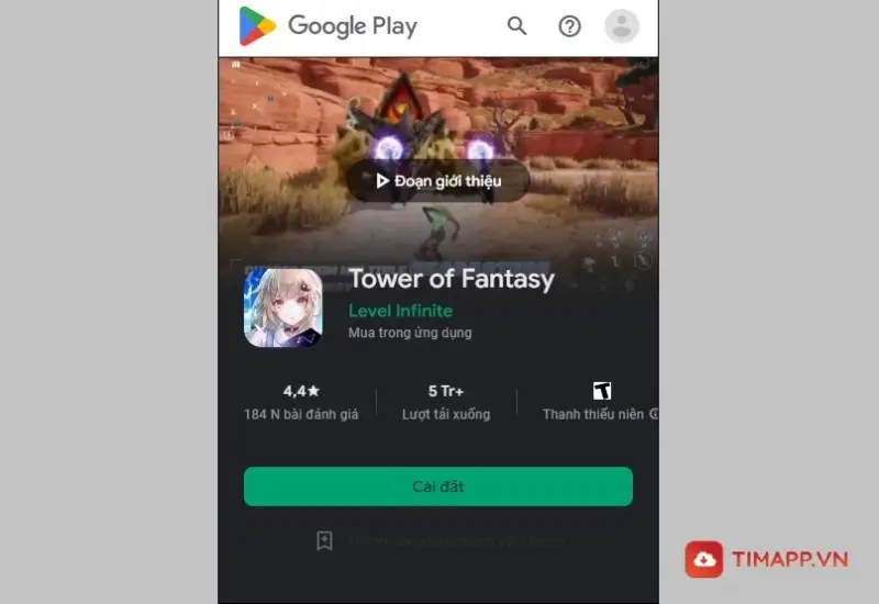 Cách tải Tower of Fantasy trên Android