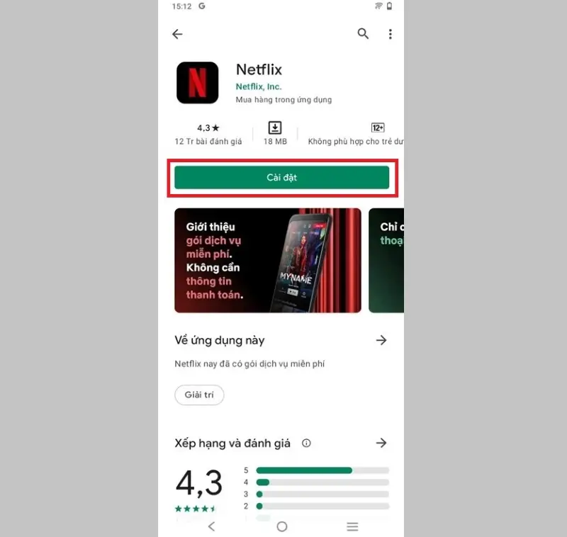 Cách đăng ký Netflix trên điện thoại Android