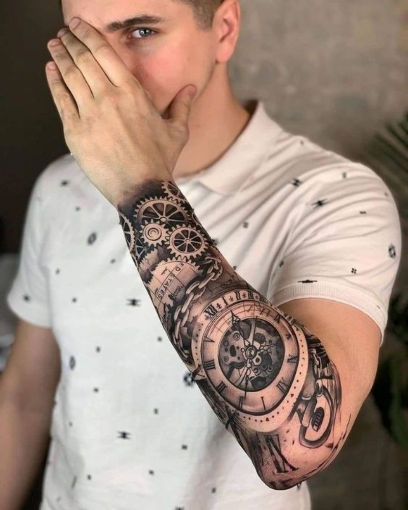 Hình xăm tay ấn tượng