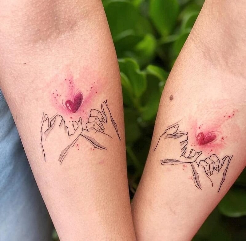 Tổng hợp những hình xăm đẹp, đơn giản cho cặp đôi