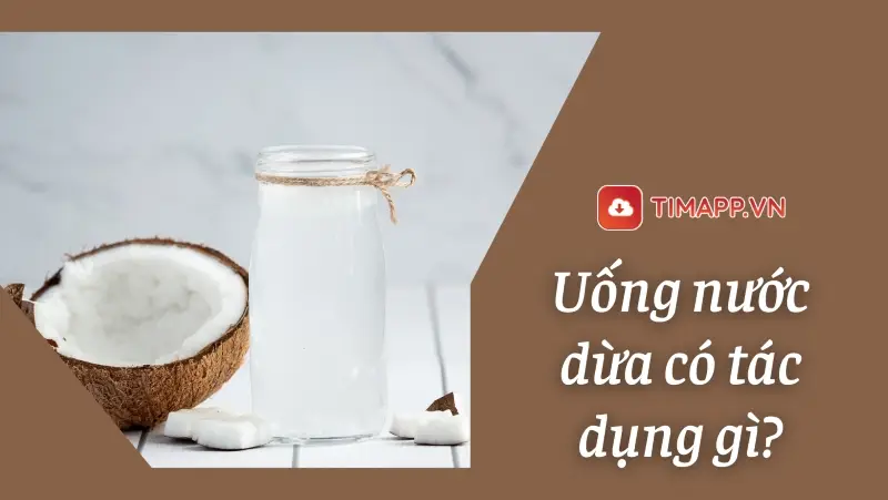 Uống nước dừa có tác dụng gì? 10 Tác dụng tuyệt vời của nước dừa bạn đã biết