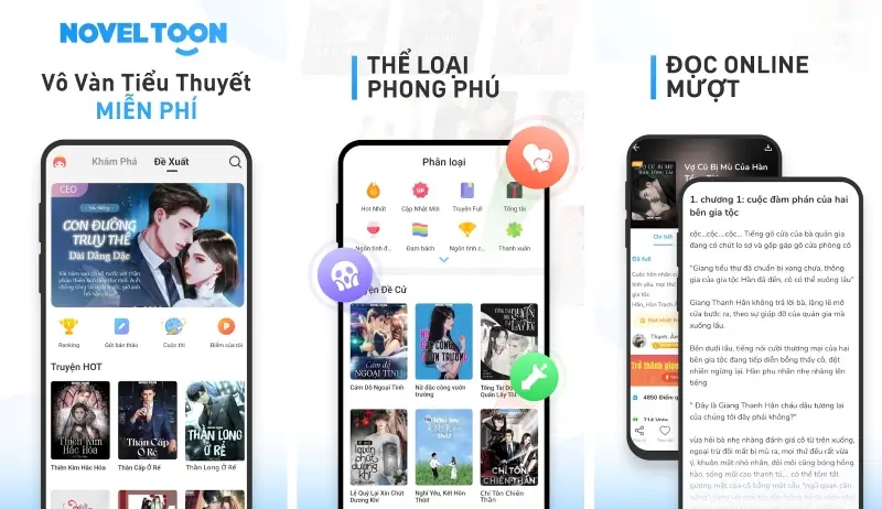 NovelToon: Đọc tiểu thuyết