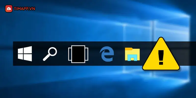 thanh taskbar bi do