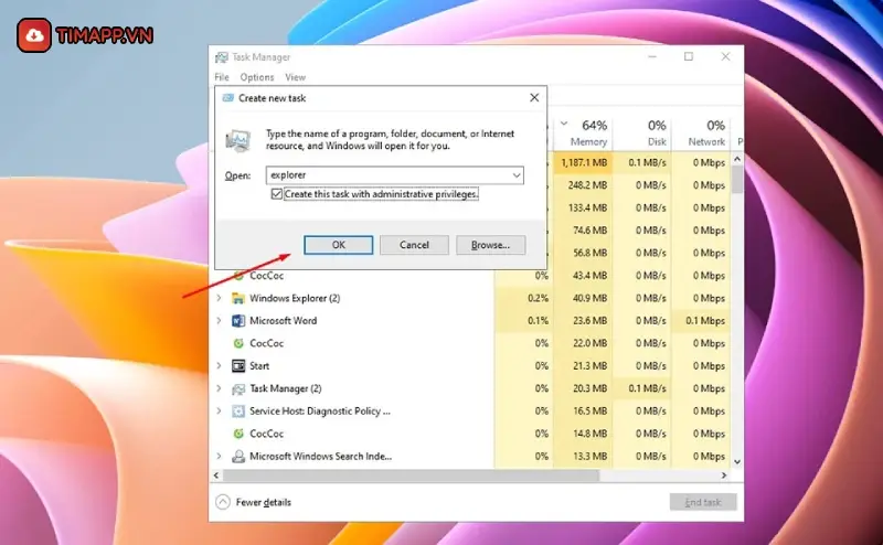 thanh taskbar bi do