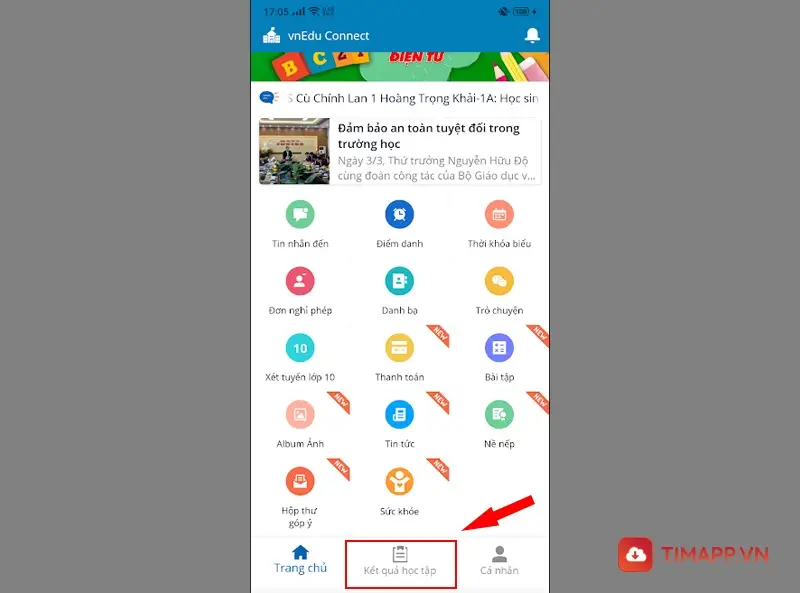 Tra cứu điểm thi trên điện thoại